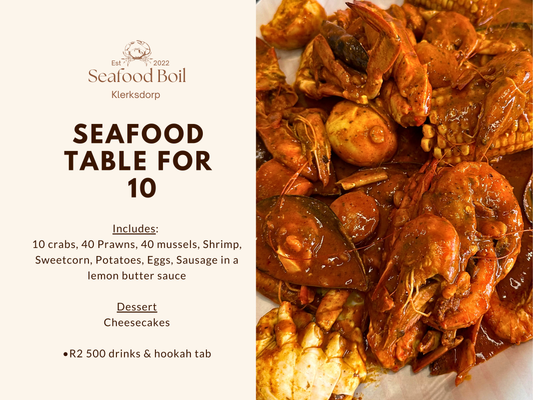 Seafood Table for 10