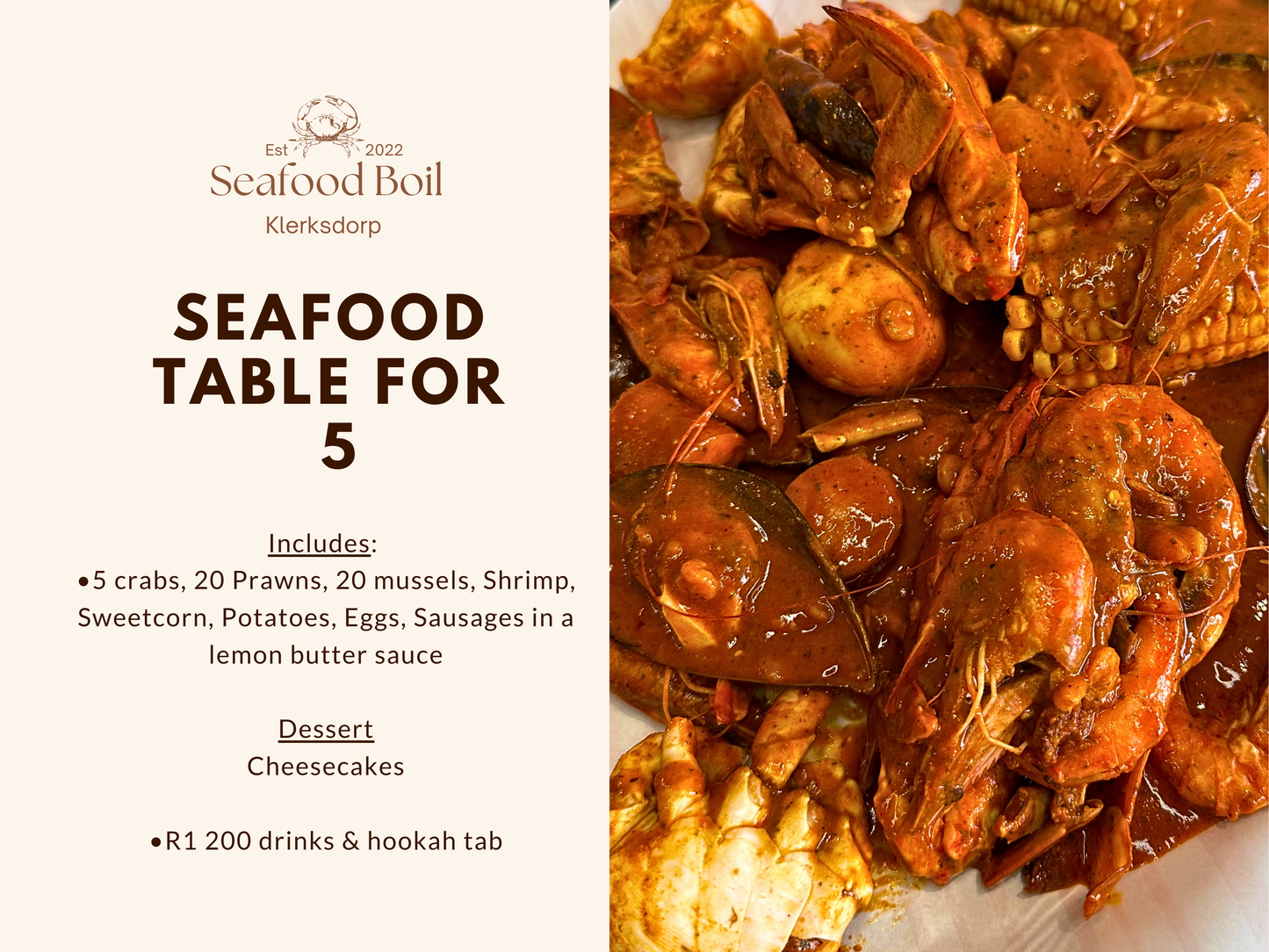 Seafood Table for 5